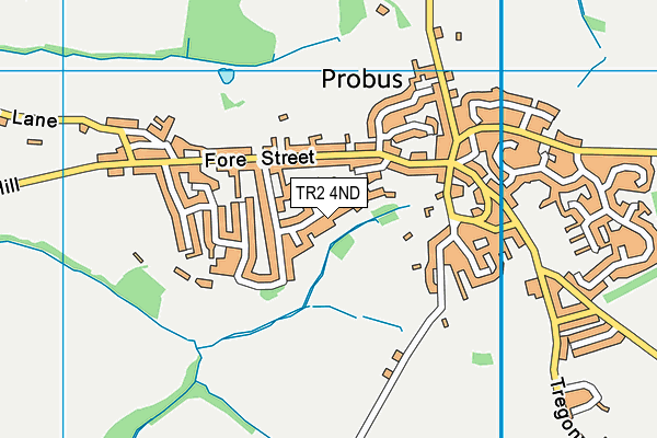 TR2 4ND map - OS VectorMap District (Ordnance Survey)