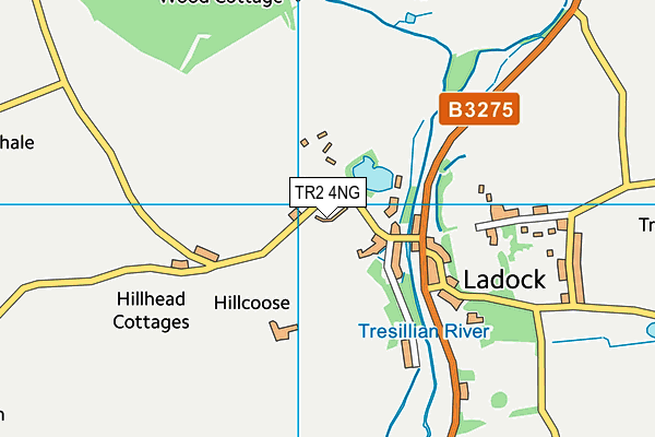 TR2 4NG map - OS VectorMap District (Ordnance Survey)