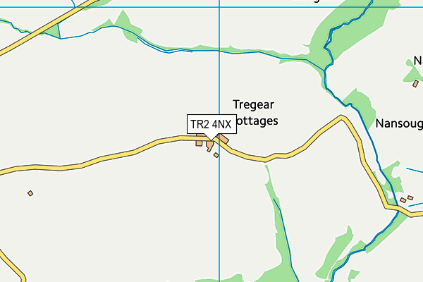 TR2 4NX map - OS VectorMap District (Ordnance Survey)