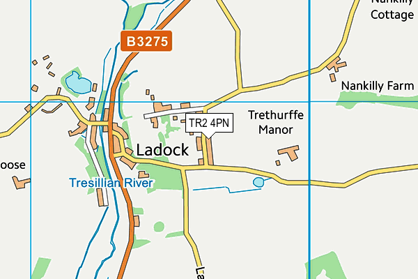 TR2 4PN map - OS VectorMap District (Ordnance Survey)