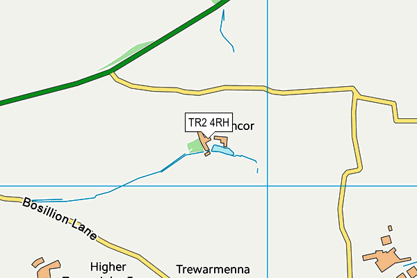 TR2 4RH map - OS VectorMap District (Ordnance Survey)
