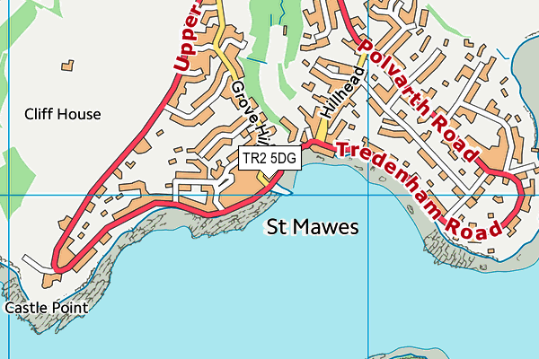 Map of CORNWALL COMPOSITES LIMITED at district scale