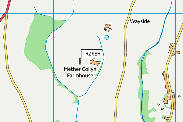 TR2 5EH map - OS VectorMap District (Ordnance Survey)