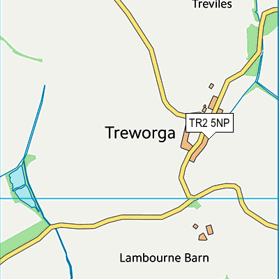 TR2 5NP map - OS VectorMap District (Ordnance Survey)