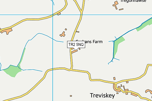 TR2 5NQ map - OS VectorMap District (Ordnance Survey)