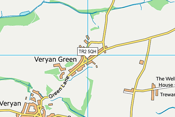 TR2 5QH map - OS VectorMap District (Ordnance Survey)