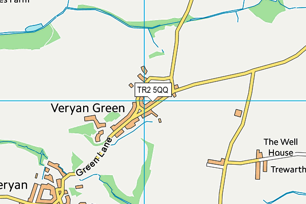 TR2 5QQ map - OS VectorMap District (Ordnance Survey)