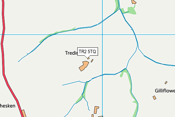 TR2 5TQ map - OS VectorMap District (Ordnance Survey)