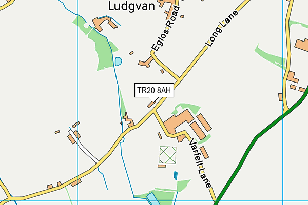 TR20 8AH map - OS VectorMap District (Ordnance Survey)