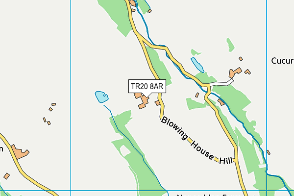 TR20 8AR map - OS VectorMap District (Ordnance Survey)