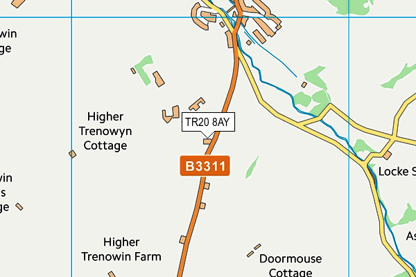 TR20 8AY map - OS VectorMap District (Ordnance Survey)