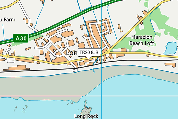 TR20 8JB map - OS VectorMap District (Ordnance Survey)