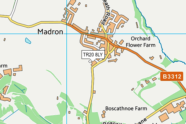 TR20 8LY map - OS VectorMap District (Ordnance Survey)