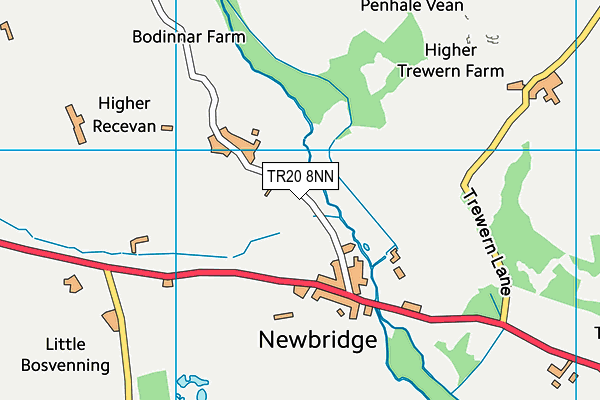 TR20 8NN map - OS VectorMap District (Ordnance Survey)
