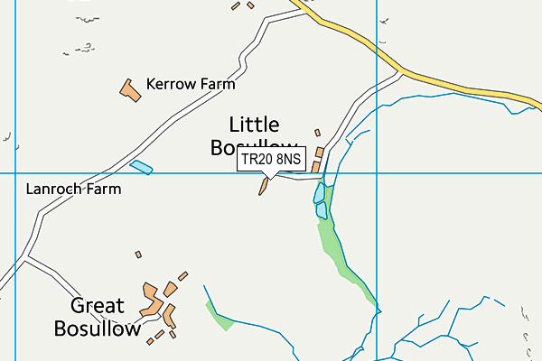 TR20 8NS map - OS VectorMap District (Ordnance Survey)