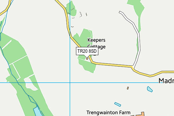 TR20 8SD map - OS VectorMap District (Ordnance Survey)
