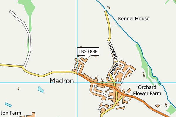 TR20 8SF map - OS VectorMap District (Ordnance Survey)
