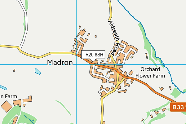 TR20 8SH map - OS VectorMap District (Ordnance Survey)