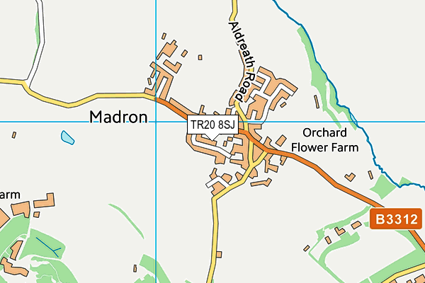 TR20 8SJ map - OS VectorMap District (Ordnance Survey)