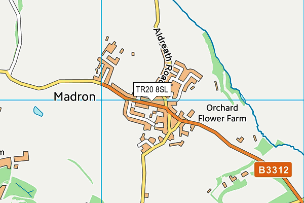 TR20 8SL map - OS VectorMap District (Ordnance Survey)