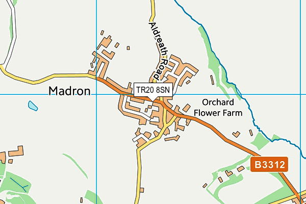 TR20 8SN map - OS VectorMap District (Ordnance Survey)