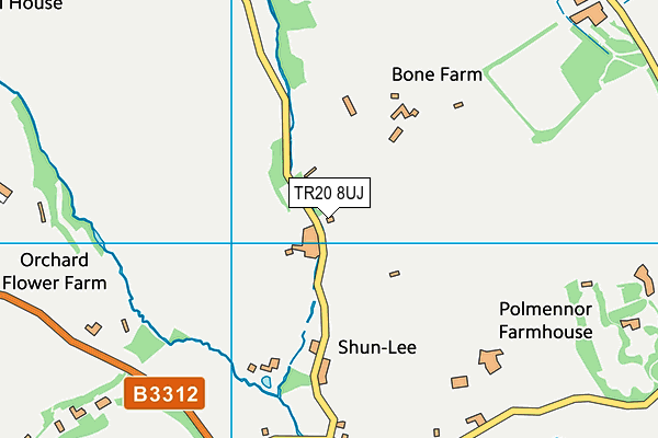 TR20 8UJ map - OS VectorMap District (Ordnance Survey)