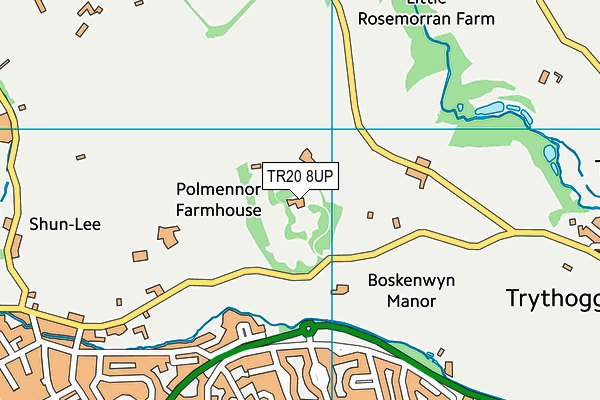 TR20 8UP map - OS VectorMap District (Ordnance Survey)