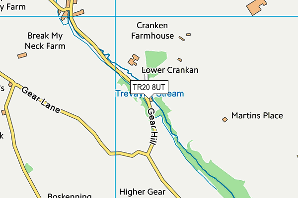 TR20 8UT map - OS VectorMap District (Ordnance Survey)