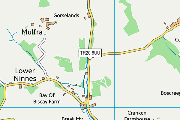 TR20 8UU map - OS VectorMap District (Ordnance Survey)