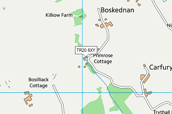 TR20 8XY map - OS VectorMap District (Ordnance Survey)