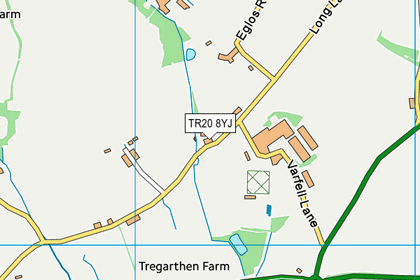 TR20 8YJ map - OS VectorMap District (Ordnance Survey)