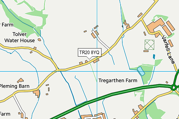TR20 8YQ map - OS VectorMap District (Ordnance Survey)