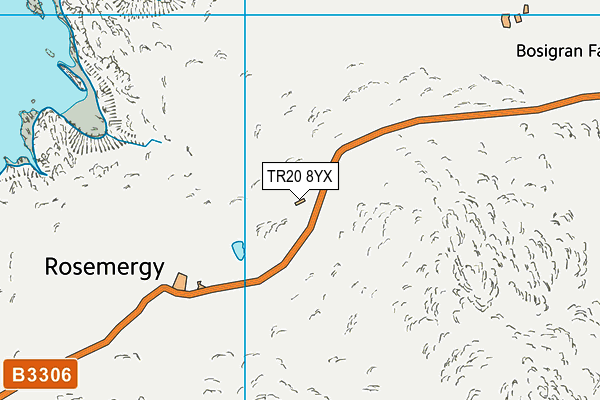 TR20 8YX map - OS VectorMap District (Ordnance Survey)