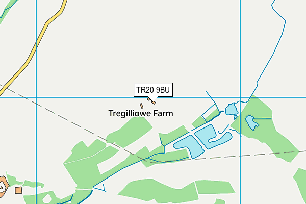 TR20 9BU map - OS VectorMap District (Ordnance Survey)