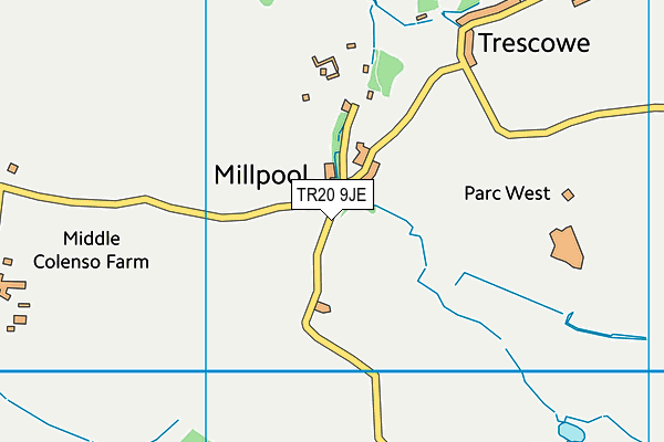 TR20 9JE map - OS VectorMap District (Ordnance Survey)