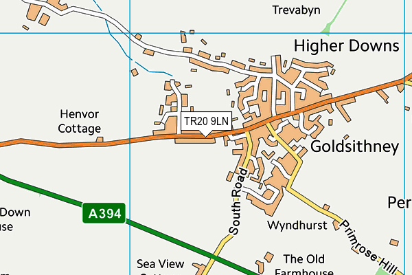 TR20 9LN map - OS VectorMap District (Ordnance Survey)
