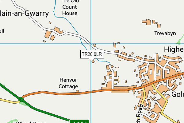 TR20 9LR map - OS VectorMap District (Ordnance Survey)