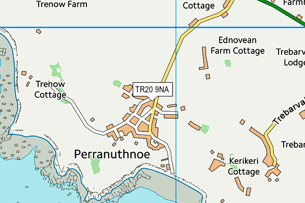 TR20 9NA map - OS VectorMap District (Ordnance Survey)