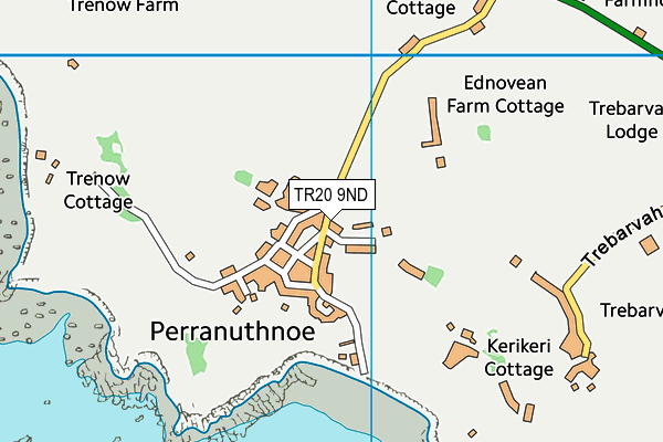 TR20 9ND map - OS VectorMap District (Ordnance Survey)