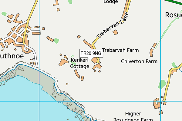 TR20 9NG map - OS VectorMap District (Ordnance Survey)