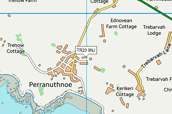 TR20 9NJ map - OS VectorMap District (Ordnance Survey)