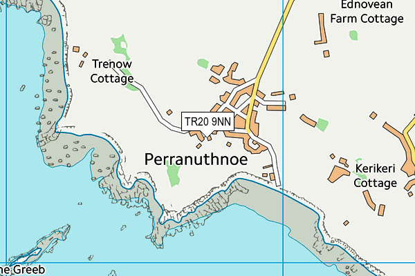 TR20 9NN map - OS VectorMap District (Ordnance Survey)