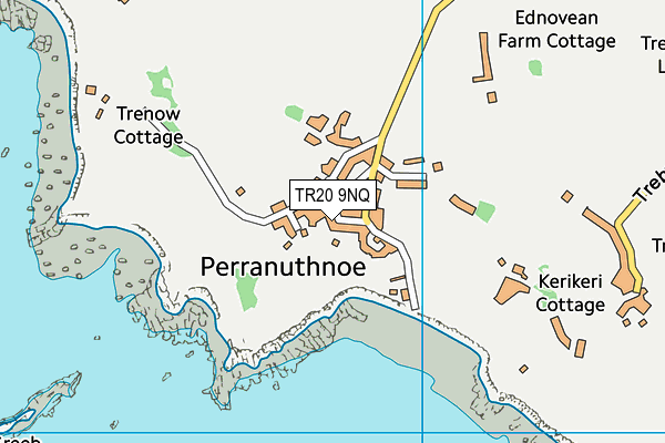 TR20 9NQ map - OS VectorMap District (Ordnance Survey)