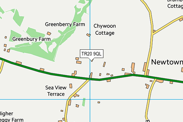 TR20 9QL map - OS VectorMap District (Ordnance Survey)