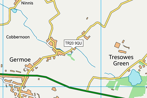 TR20 9QU map - OS VectorMap District (Ordnance Survey)