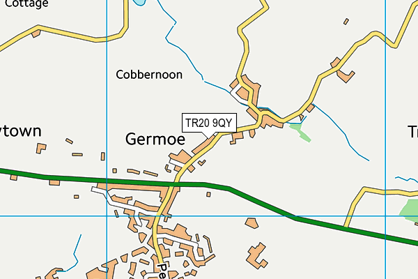 Germoe Community Primary School map (TR20 9QY) - OS VectorMap District (Ordnance Survey)
