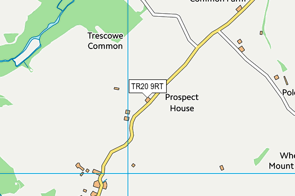 TR20 9RT map - OS VectorMap District (Ordnance Survey)