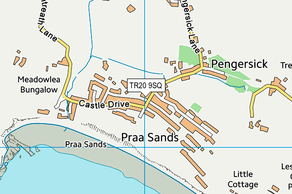 TR20 9SQ map - OS VectorMap District (Ordnance Survey)