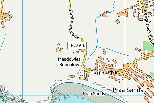 TR20 9TL map - OS VectorMap District (Ordnance Survey)