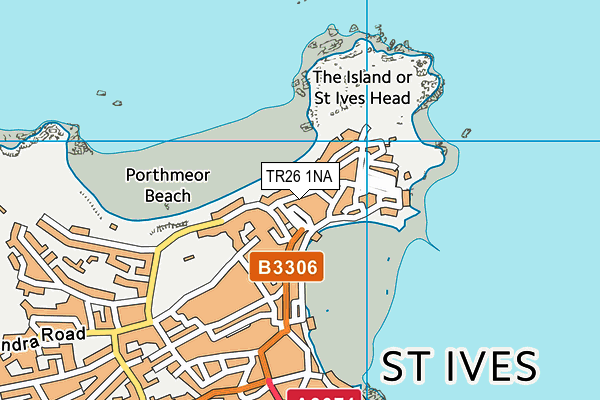 TR26 1NA map - OS VectorMap District (Ordnance Survey)